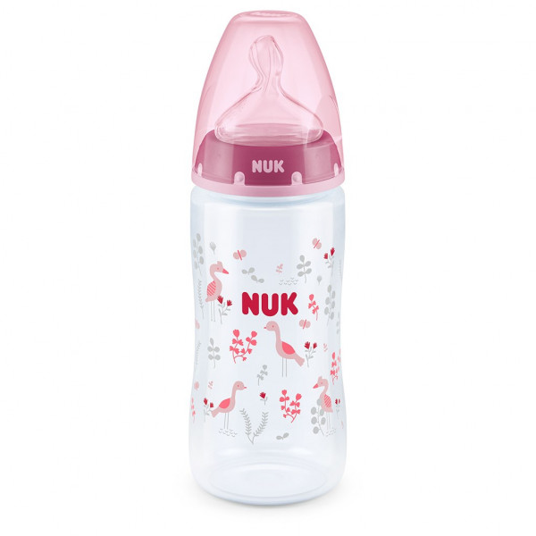 Kojenecká láhev NUK First Choice 300 ml plameňák růžová