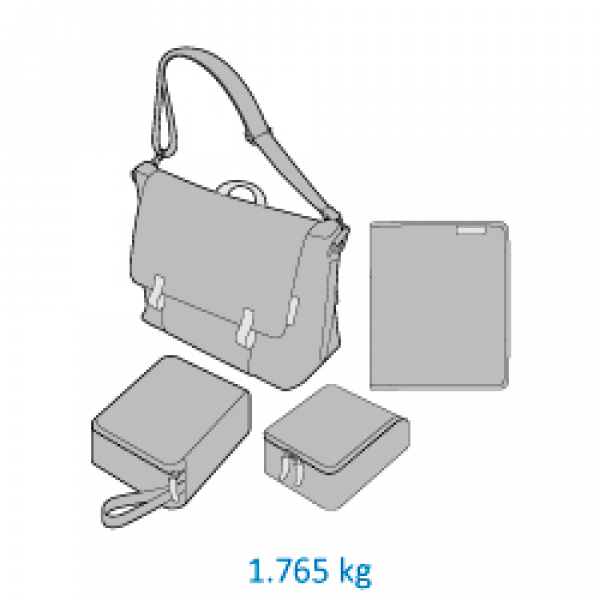 Přebalovací taška Modern Bag Essential Graphite