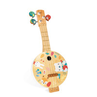 Dřevěná kytara-bendžo pro děti Janod Pure