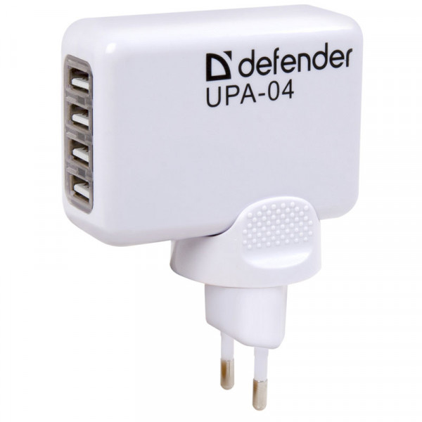 Defender UPA-04 USB-AC napájecí adaptér (83521)