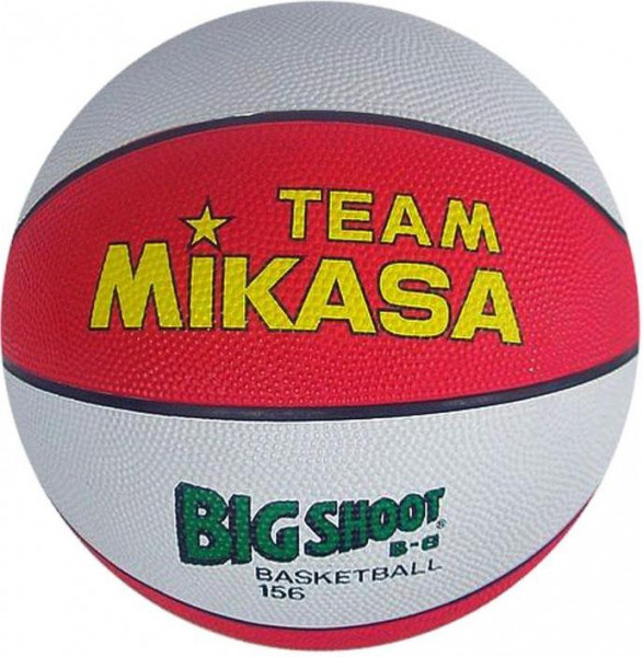 Míč basketbalový MIKASA BIG SHOOT B-6 červeno/bílý