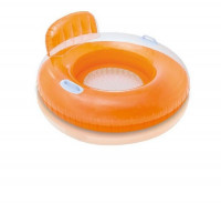 Sedátko nafukovací do vody Intex 56512 oranžové 102 cm