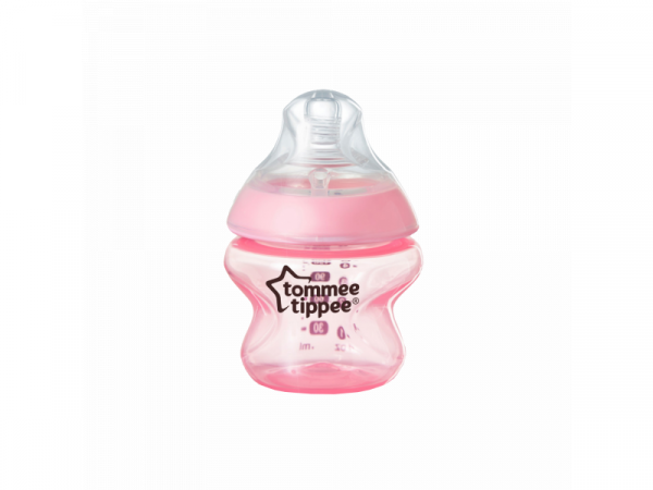 Sada kojeneckých lahviček C2N s kartáčem růžová