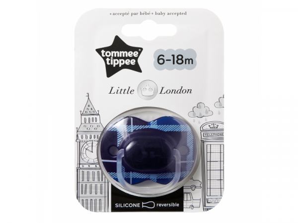 Šidítko C2N silikon Little London Boy 6-18m