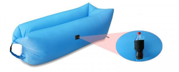 Nafukovací vak Sedco Sofair Pillow lazy modrý