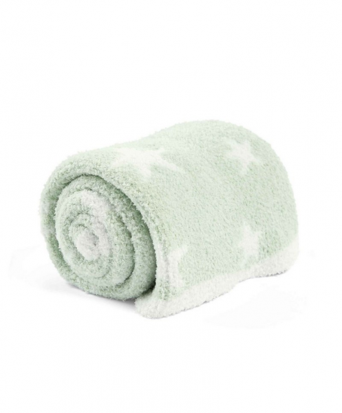 Pletená deka žinylka zelená