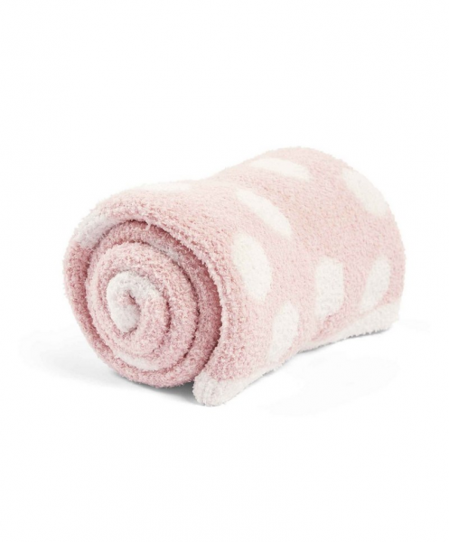Pletená deka žinylka růžová