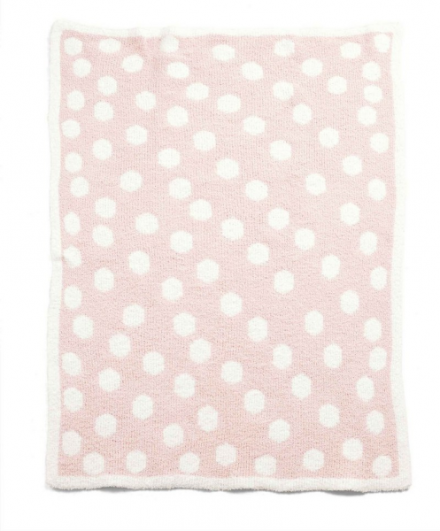 Pletená deka žinylka růžová