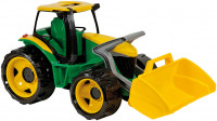 Traktor se lžíci, zeleno žlutý