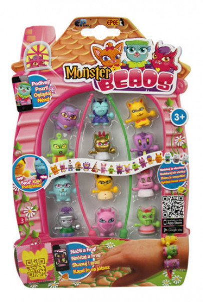 Monster Beads 12 pack-příšerky