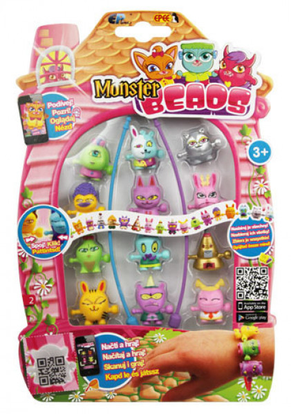 Monster Beads 12 pack-příšerky