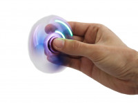 Finger gyro neon spinner se světlem 5 barev