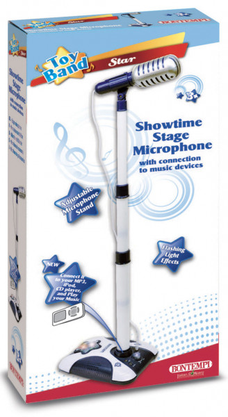Mikrofon stojací s připojením k hudbě