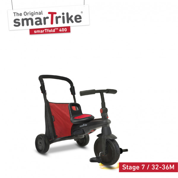 Tříkolka Smart Trike 7 v 1 Smartfold 500 červená