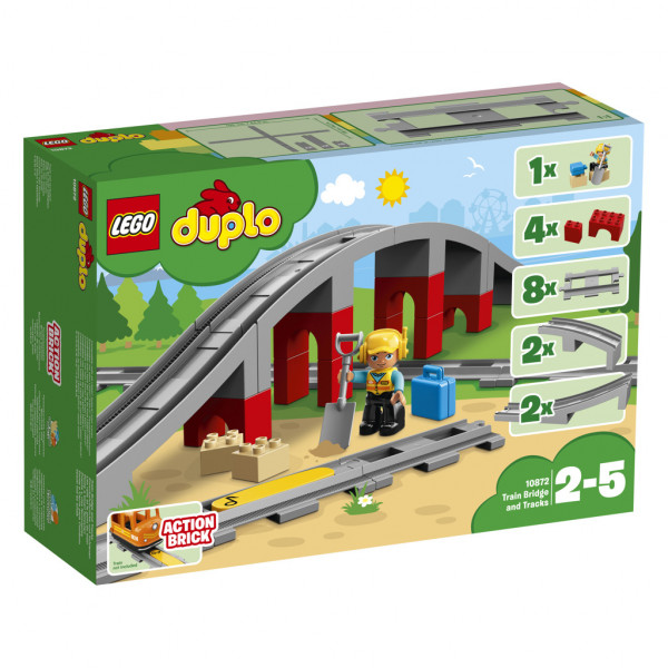Lego Duplo Doplňky k vláčku – most a koleje