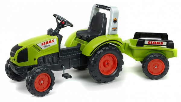 Traktor šlapací Claas Arion 430 s valníkem zelený