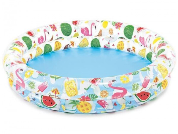 Dětský bazénový SET INTEX 59460 Fruity - 122x25 cm + kruh + míč 