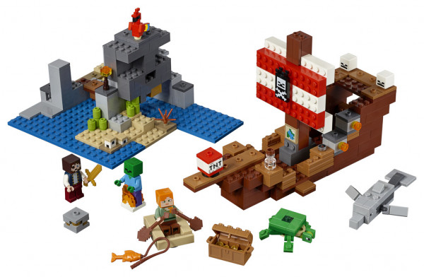 Lego Minecraft Dobrodružství pirátské lodi