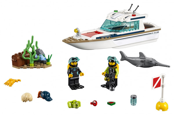 Lego City Potápěčská jachta