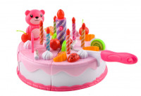 Dětský plastový narozeninový dort 80 dílů