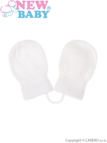 Dětské zimní rukavičky New Baby bílé