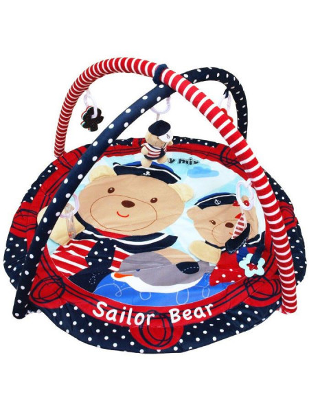Hrací deka Baby Mix medvídci námořníci