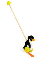 Dřevěná jezdící hračka Viga tučňák