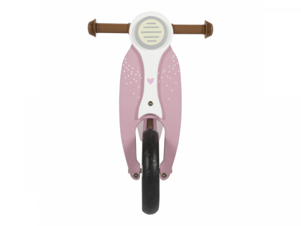 Odrážedlo dřevěné Scooter růžové