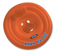 Kruh dětský dvojitý Intex 56588 MY BABY FLOAT oranžový