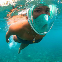 Potápěcí celoobličejová maska/brýle se šnorchlem SEDCO Silicon