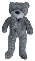 Plyšový medvídek 190 cm - šedý