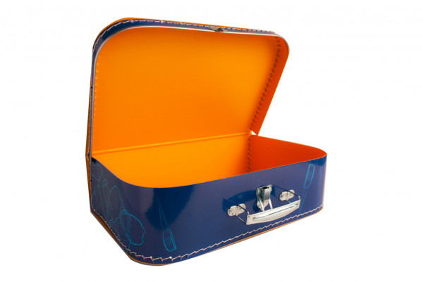 Kufřík Hokej modro/žlutý 35 cm