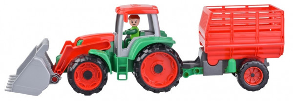 Truxx Traktor s přívěsem na seno v krabici