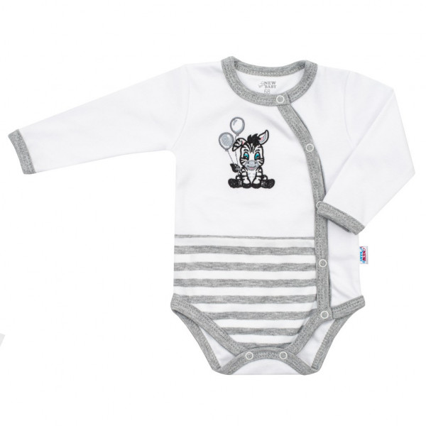 Kojenecké bavlněné celorozepínací body New Baby Zebra exclusive