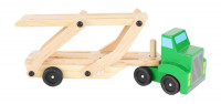 Dřevěný vůz Tir Tow Truck + 4 auta