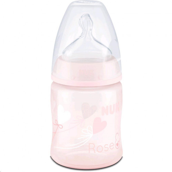 Kojenecká láhev NUK FC Rose 150 ml růžová