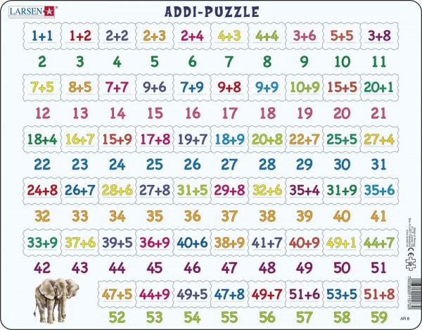 Puzzle Sčítání 81 dílků