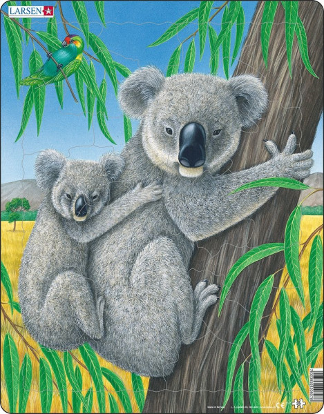 Puzzle Medvídek Koala s mládětem 25 dílků